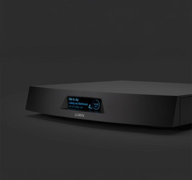 Lumin T3X Network Music Player in black