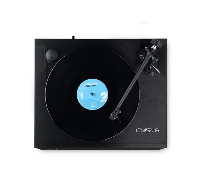 Cyrus TTP Turntable top-down view
