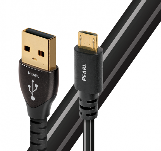 AudioQuest Pearl USB Cable - 0.75m, USB A, USB Micro B
