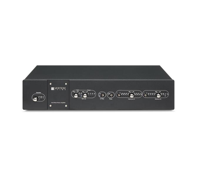 Vertere CALON Dual Mono Phono Amplifier in black