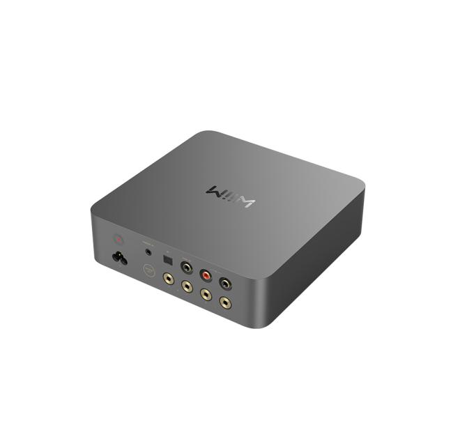WiiM Vibelink Amp rear and side view