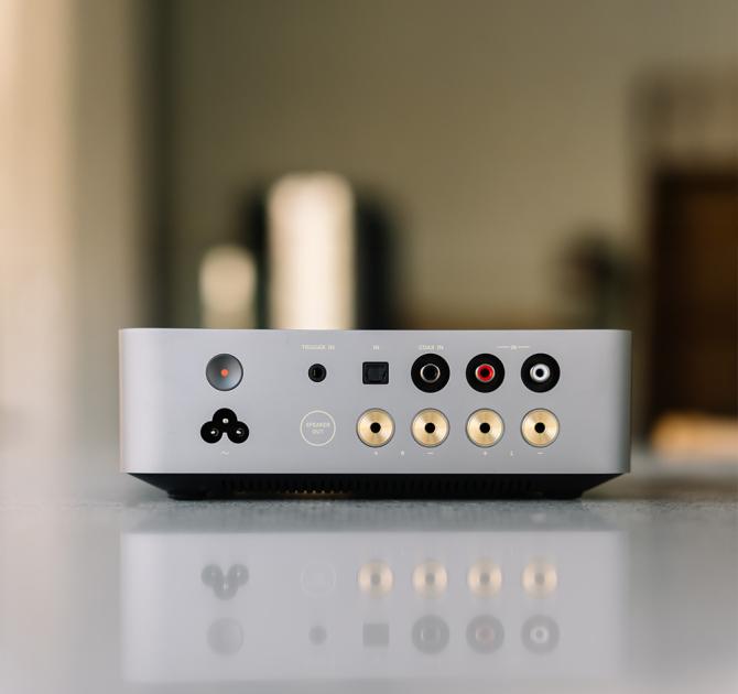 WiiM Vibelink Amp rear view