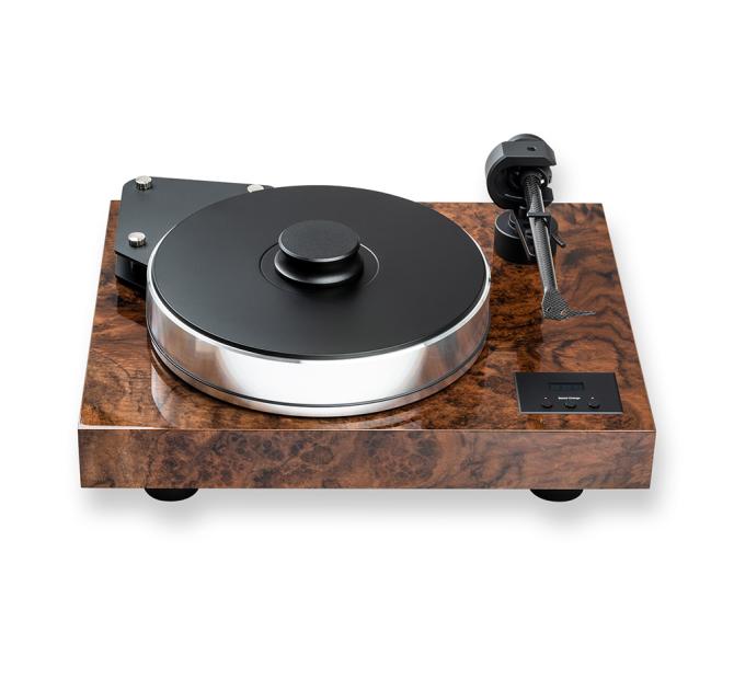 Project Xtension 10 Turntable in Walnut Burl Gloss