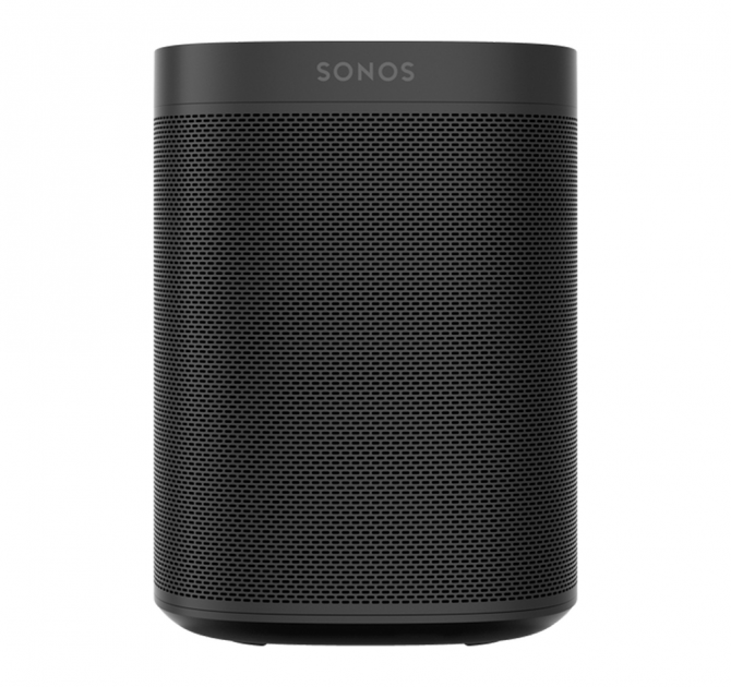 Sonos One in black.
