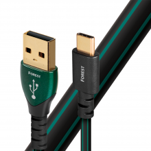 AudioQuest Forest USB Cable - 0.75m, USB A, USB C 