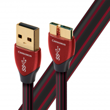 AudioQuest Cinnamon USB Cable - 0.15m, USB 3.0 A, USB Micro B 3.0 