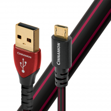 AudioQuest Cinnamon USB Cable - 0.3m, USB A, USB Micro B 