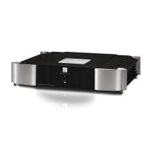 Moon 810LP Phono Preamplifier in black and silver.