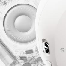 Sonos Ace Headphones in white close-up