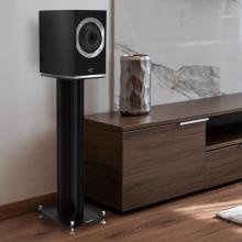 Cabasse Rialto speaker on the Floorstand in a living space