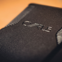 Cyrus X Power Amplifier close-up.