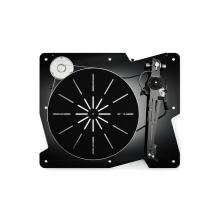 Vertere DG-X Turntable in black viewed from above