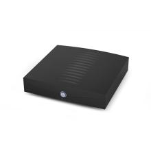 Linn Klimax Solo 500 Amplifier in black viewed from the top, front and side