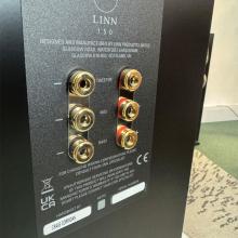 Linn 150 speaker at ripcaster - a view of the connections at the back