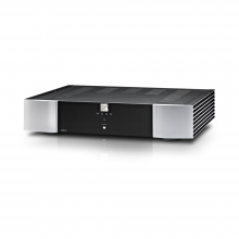 Moon 400M Mono Power Amplifier (Pair) in black and silver.