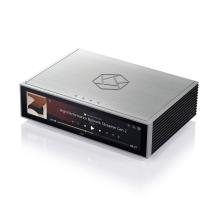HiFi Rose RS151 Streamer/DAC in silver top, front and side view