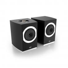 A pair of Cabasse Rialto speakers in black
