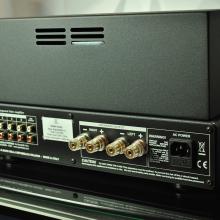 View of the rear right side of the Synthesis Roma 510AC Amplifier