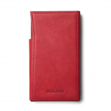 Astell & Kern SE100 Leather Case in red.