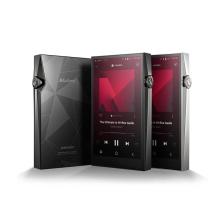 Three Astell & Kern SP3000s standing upright showing front side and back.