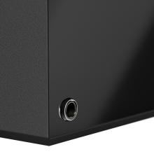 Linn Selekt DSM Classic 2024 in black showing the headphone socket