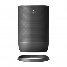 SONOS Move hovering above its charging cradle