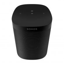 SONOS One SL Black top and front view