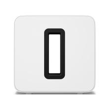 Sonos Sub Gen 4 in white - front facing view