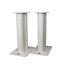 A pair of Kii Three stands in white