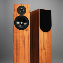 A pair of Kudos Super 20A Loudspeakers.  One with grill, one without.