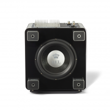 REL T/9x Sub-woofer in black, bottom view