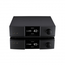 Auralic Vega G2.1 Streaming DAC front and top view, reflected