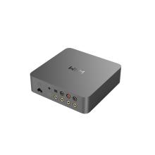 WiiM Vibelink Amp rear and side view