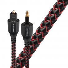 AudioQuest Cinnamon Toslink Cable - 1.5m, 3.5mm Mini Optical, Full-Size Optical 