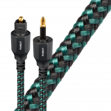 udioQuest Forest Toslink Cable - 0.75m, 3.5mm Mini Optical, Full-Size Optical 