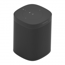 SONOS One Black front side view.