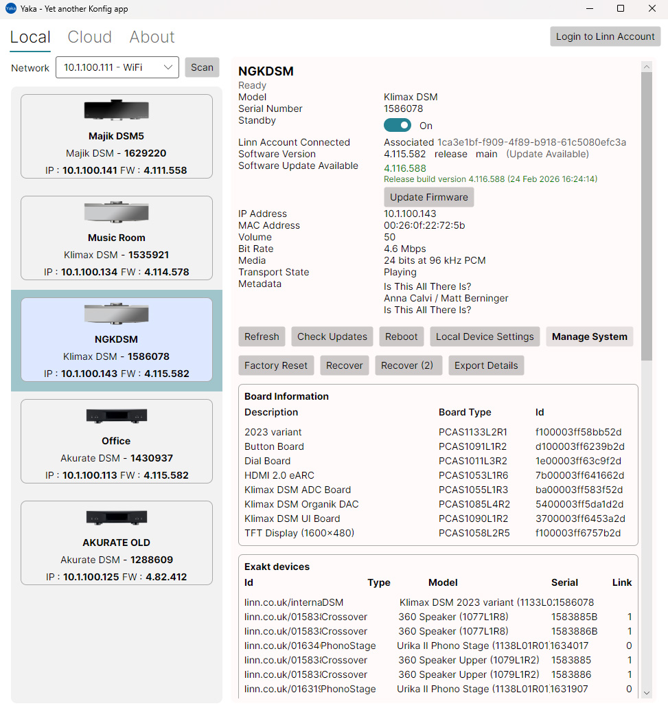 Yaka Windows, MacOS, Linux Yet Another Konfig App